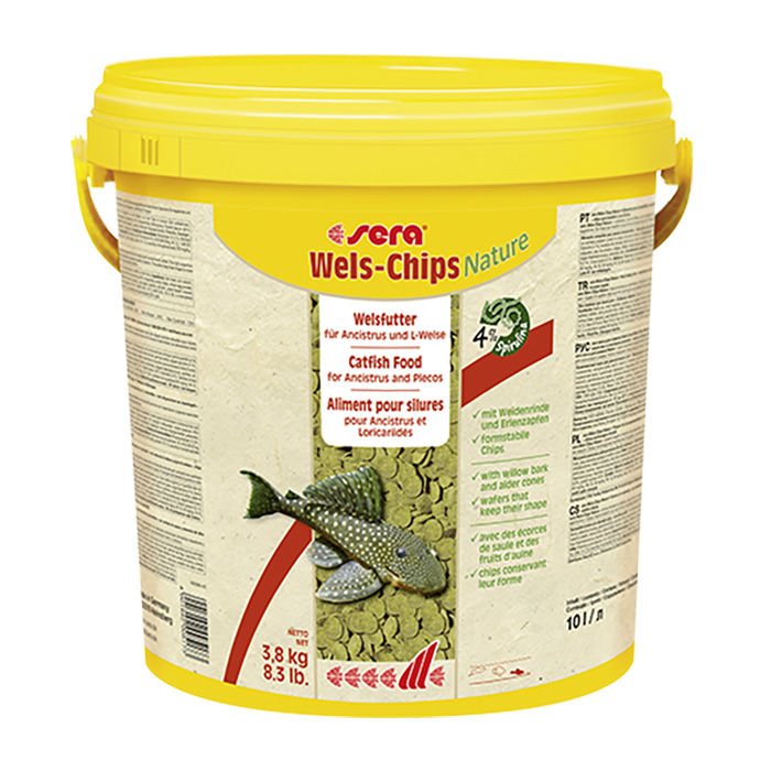 Sera wels chips nature - 10 Lt (3,8 kg)