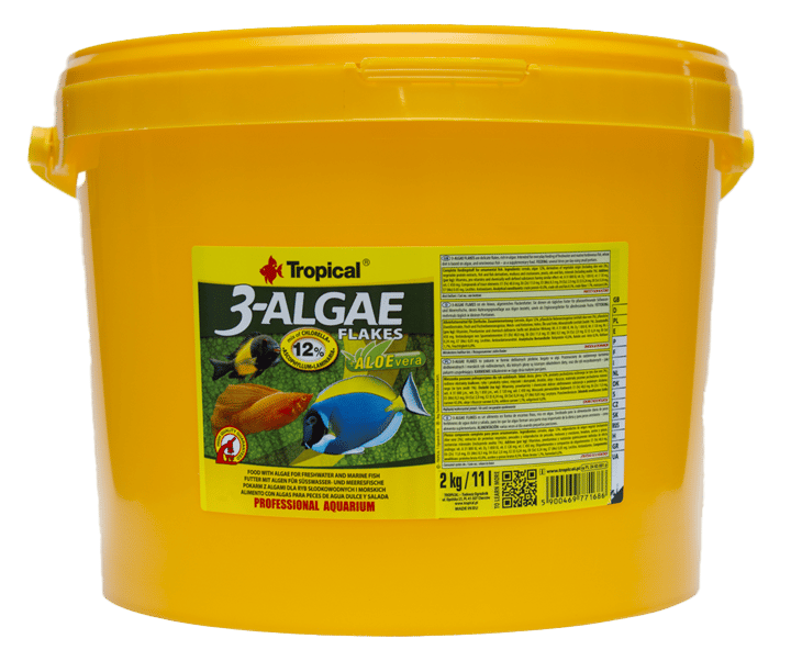 Tropical 3-ALGAE FLAKES Pul Balık yemi 100 gram