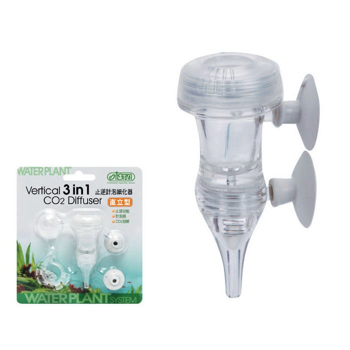 Ista Co2 Difüzör(Vertical)+Checkvalve+Damlasayaci