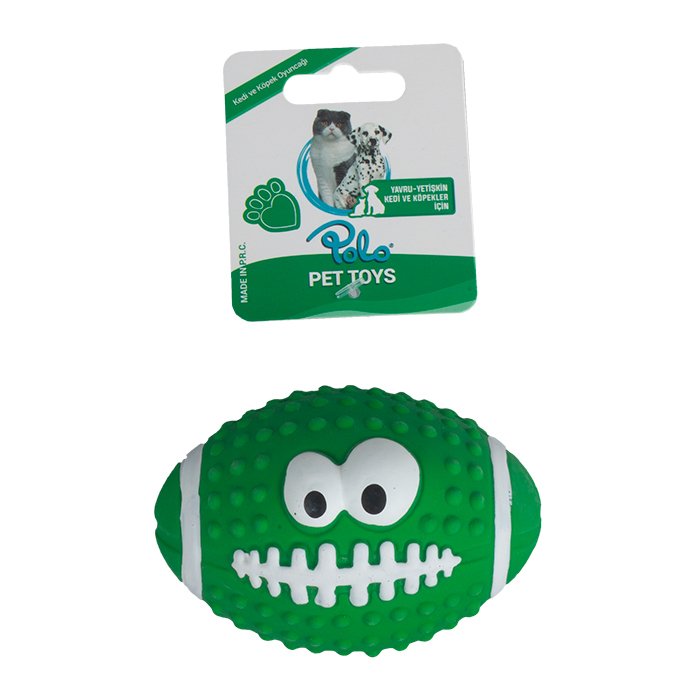Latex Rugby Top Oyuncak Yeşil 10Cm