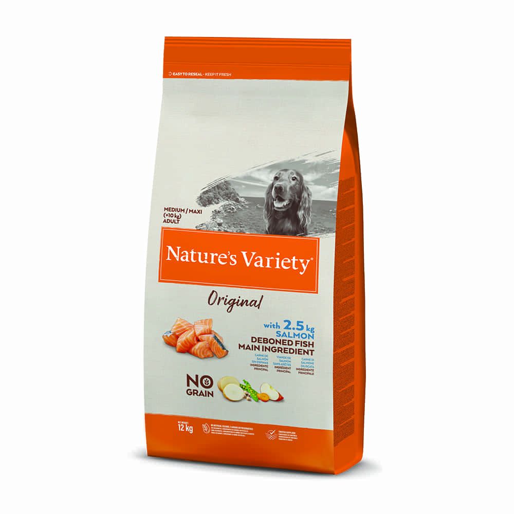 Natures Variety Medium Maxi Orta ve Büyük Irk Somonlu Tahılsız Köpek Maması 12 Kg