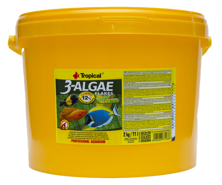 Tropical 3-ALGAE FLAKES Pul balık yemi 250 Gram
