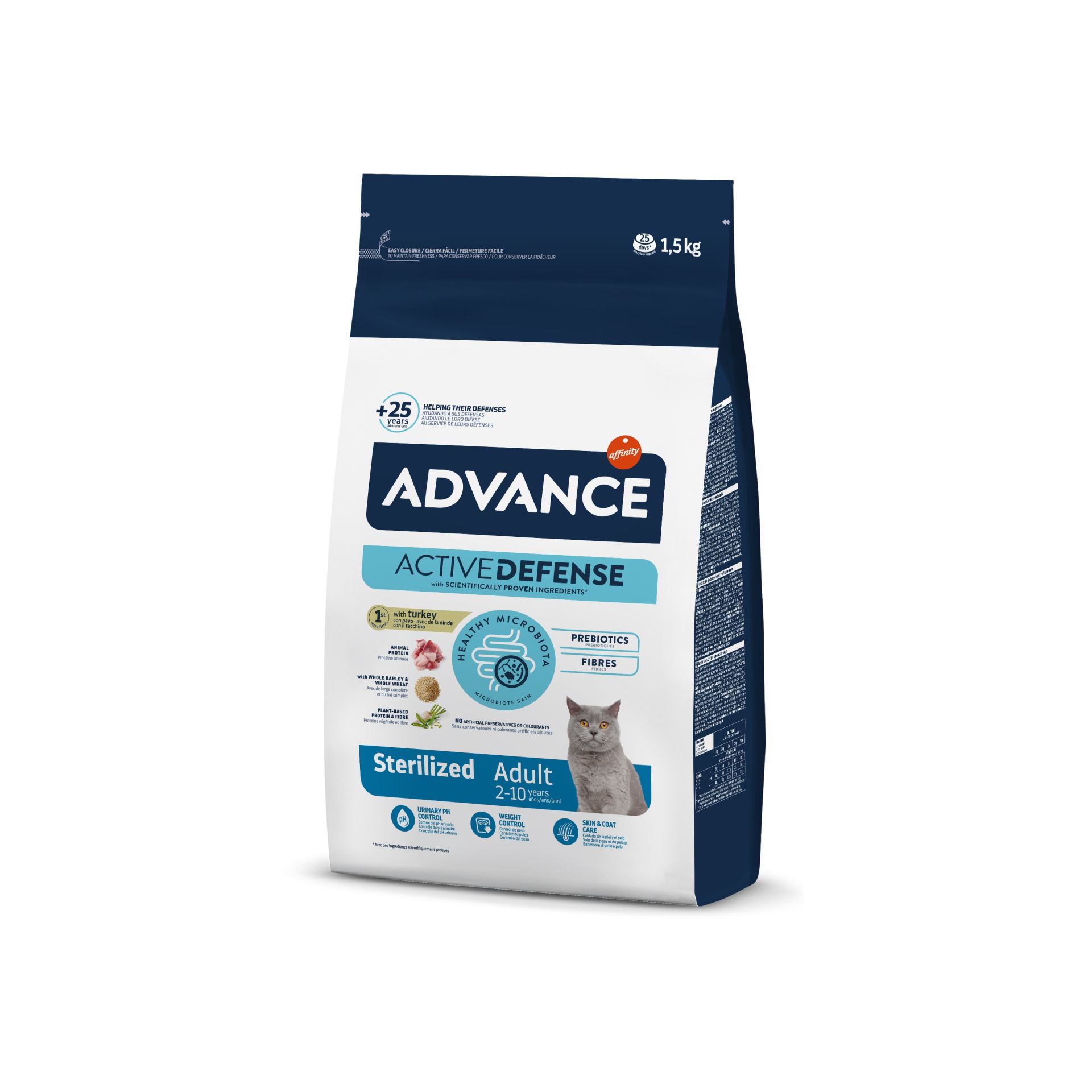 Advance Sterilized Kısırlaştırılmış Hindili Kedi Maması 1,5 Kg