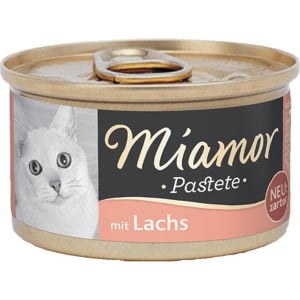 Mıamor Pastete Somonlu Kedi Konservesi 85 Gram 12 adet