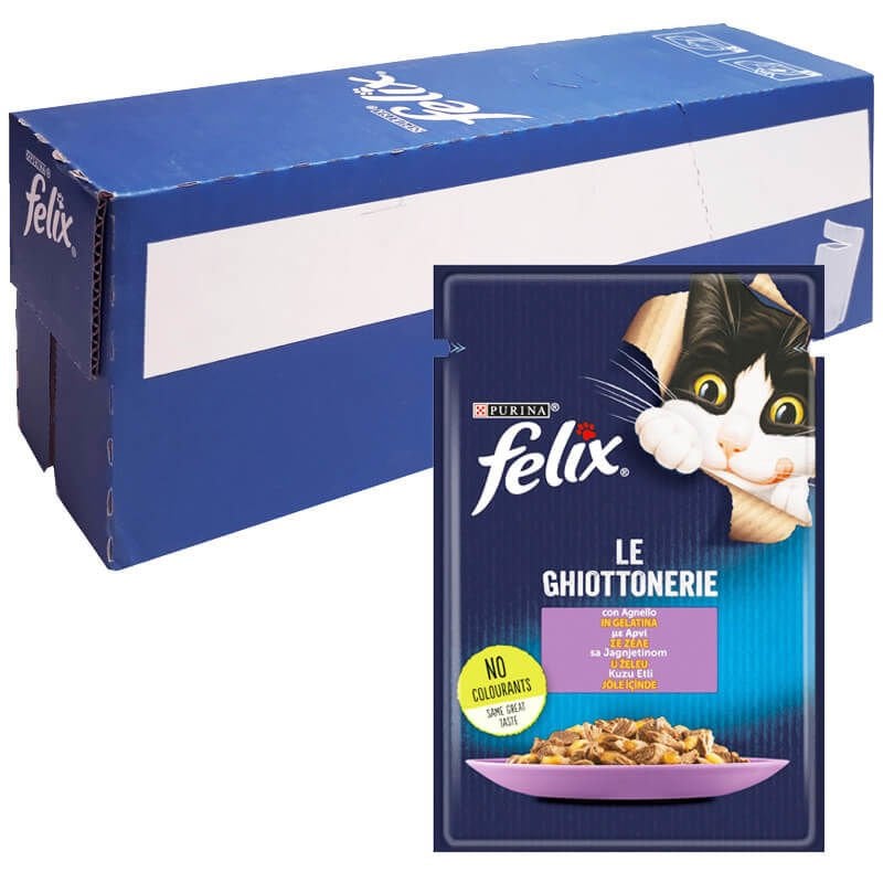 Felix Kuzu Etli Yaş Kedi Maması 85 gr 26 Adet