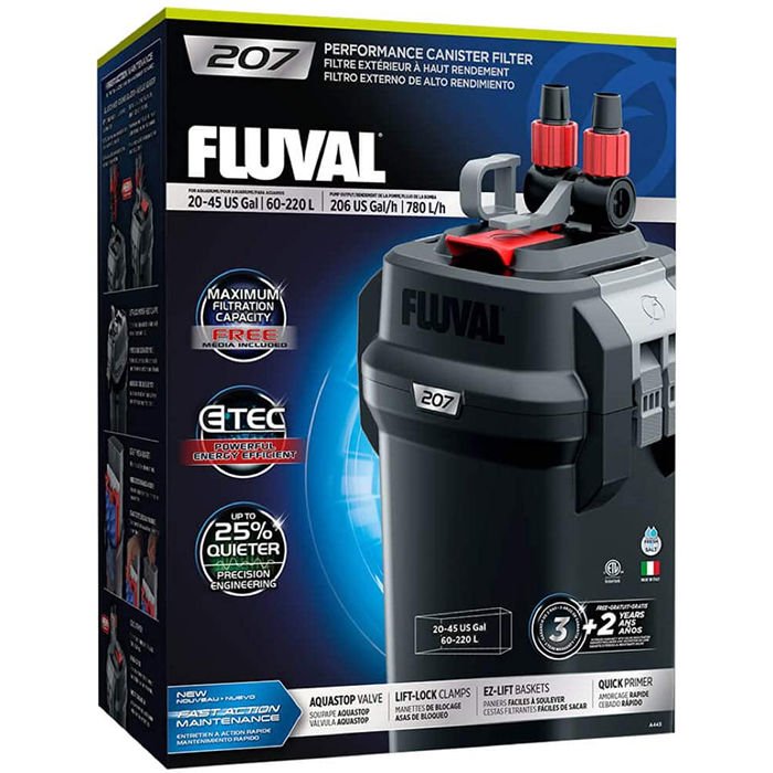 Fluval  207 Dış Filtre 780 l/h / 60-220 Lt