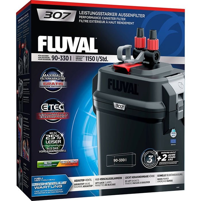 Fluval  307 Dış Filtre 1150 l/h / 90-330 Lt Akvary