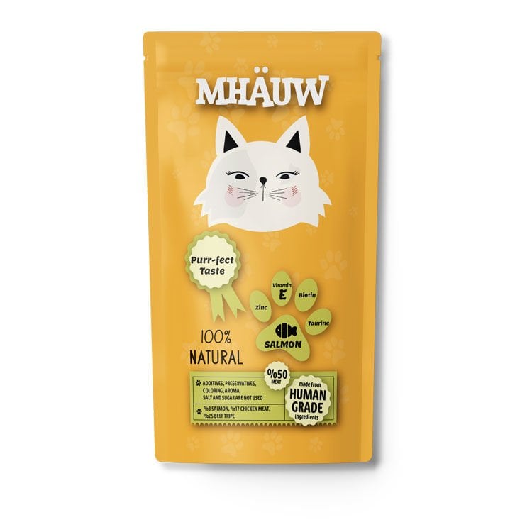 Mhauw Somonlu Kedi Maması 80 Gram