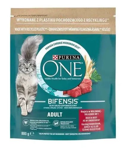 Purina One Sığır Etli Yetişkin Kedi Maması 800gr