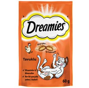 Dreamies tavuklu Kedi Ödülü 60 Gram