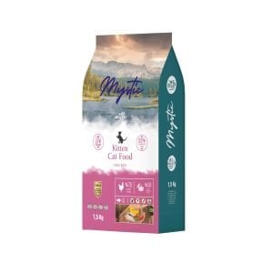 Mystic Kitten Düşük Tahıllı Tavuk Etli Yavru Kedi Maması 1,5 Kg