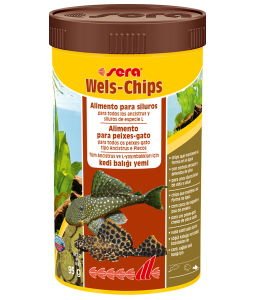 Sera Wels Chips Nature - 250 Ml
