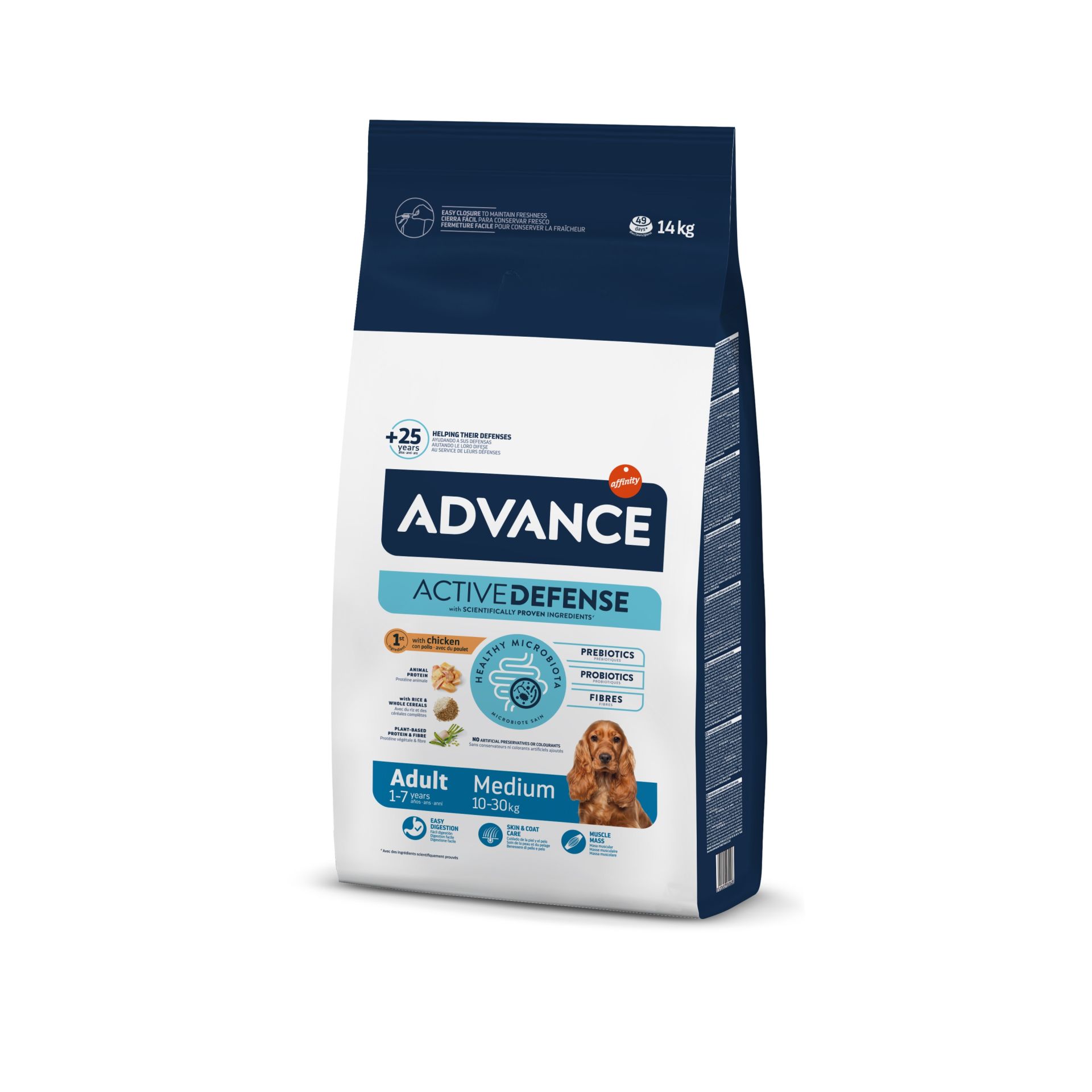 Advance Adult Medium Tavuklu Orta Irk Yetişkin Köpek Maması 14kg
