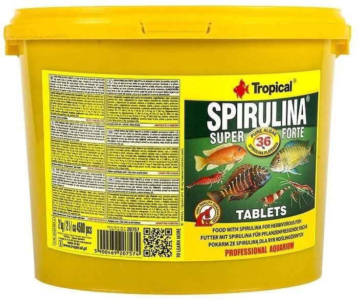 Tropical Super Forte Spirulina  Tablet Kova 4500 Adet 2kg