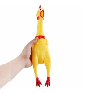 Kedi Ve Köpekler İçin Ses Çıkaran Tavuk 16 cm