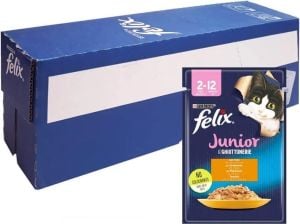 Felix Tavuklu Yavru Yaş Kedi Maması 85 gram 26 Adet