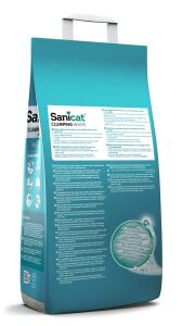 Sanicat Clumping White Koton Ferahlığı Kedi Kumu 10l