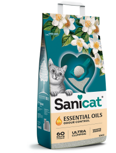 Sanicat Essential Oils Yasemin Kokulu Kedi Kumu 10 Kg