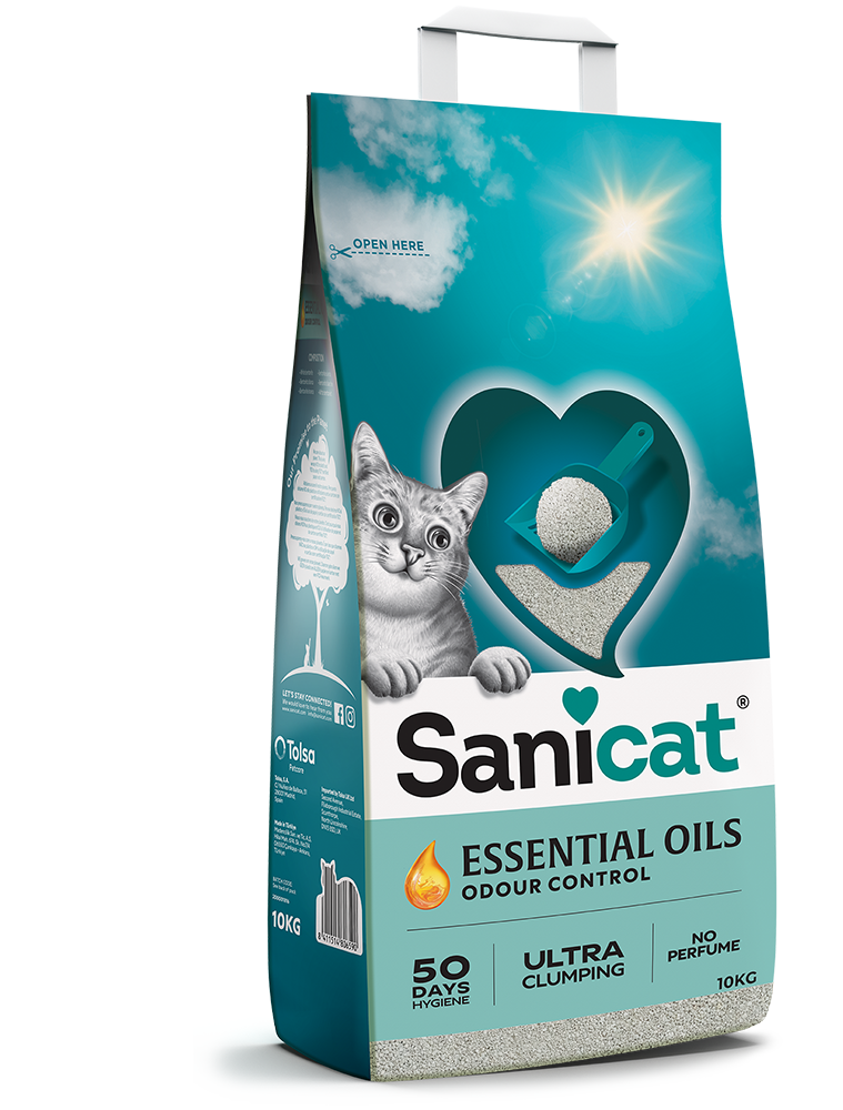 Sanicat Essential Oils Kokusuz Kedi Kumu 10 Kg