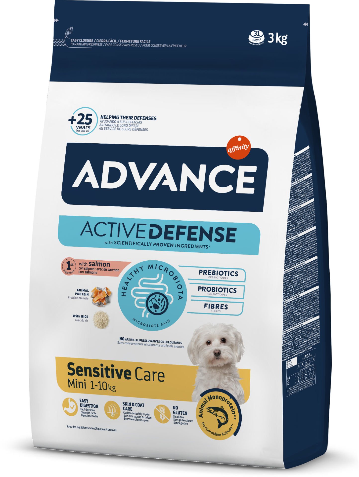 Advance Mini Somonlu Küçük Irk Köpek Maması 3 Kg