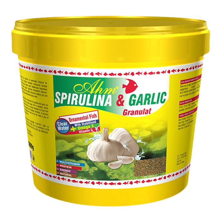 AHM Spirulina Garlic Granulat 3Kg kova