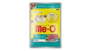 Me-O Kitten Jöle İçinde Ton Balıklı ve Sardalyalı Yavru Yaş Kedi Maması 80 gram