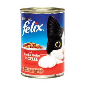 Felix Sığır Etli Tavuklu 400Gr Kedi Konservesi