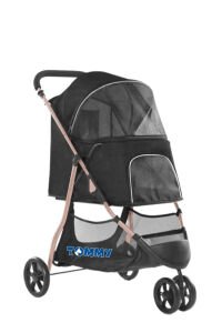 Tommy Evcil Hayvan Arabası Siyah 74.5*52.2*98cm Max 15kg