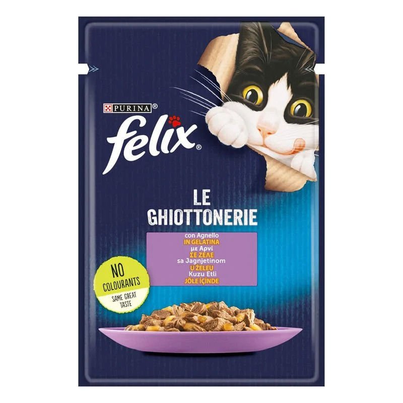 Felix Kuzu Etli Yaş Kedi Maması 85 gram