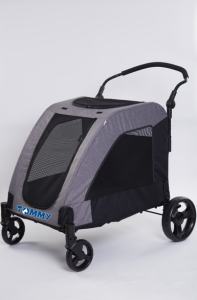 Tommy Evcil Hayvan Arabası Gri 97*84*119cm Max 60kg