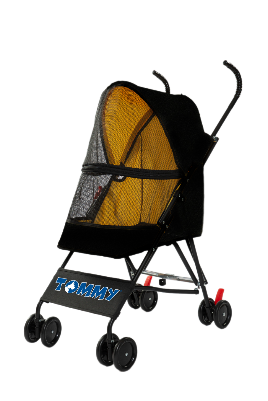 Tommy Evcil Hayvan Arabası Siyah 76.5*44*99cm Max 15kg