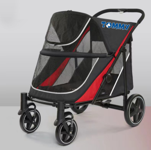 Tommy Evcil Hayvan Arabası Kırmızı 112*65*100cm Max 40kg