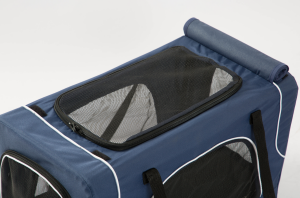 Tommy Çift Katlı Evcil Hayvan Arabası Mavi 66*50* 98cm Max 30kg