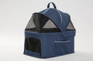 Tommy Çift Katlı Evcil Hayvan Arabası Mavi 66*50* 98cm Max 30kg