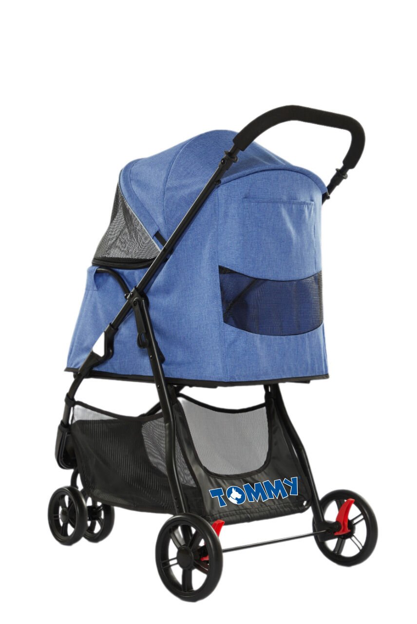 Tommy Evcil Hayvan Arabası Lacivert 74.5*52.2*98cm Max 15kg