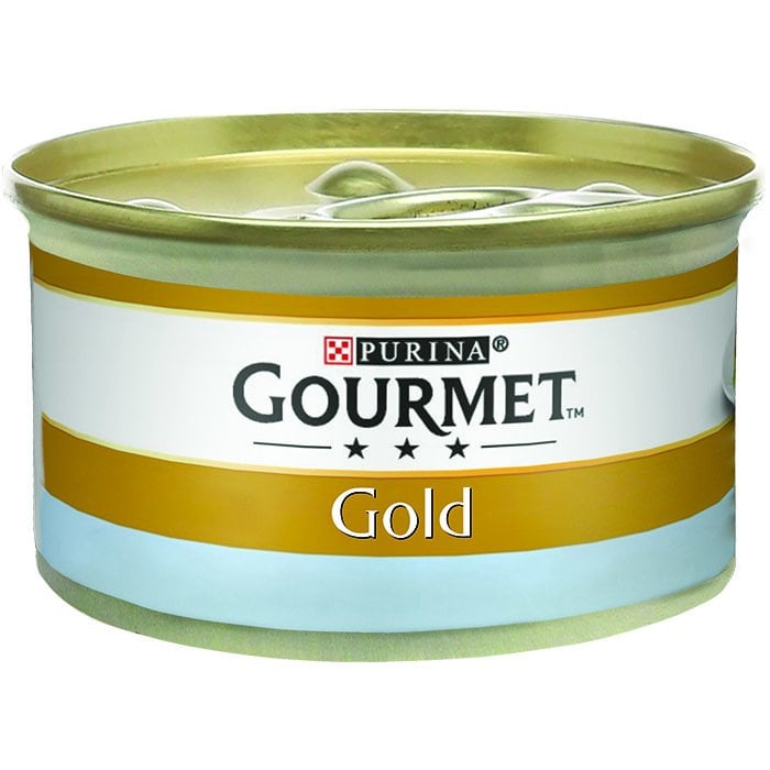 Gourmet Gold Okyanus Balıklı Ispanak Çifte Lezzet 85 gram kedi konservesi