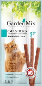 Gardenmix Somonlu Kedi Stick Ödül 3*5g