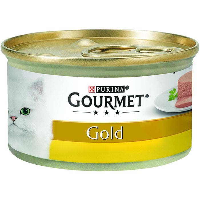 Gourmet Gold Kıyılmış Tavuklu Konserve Kedi Maması 85 gr