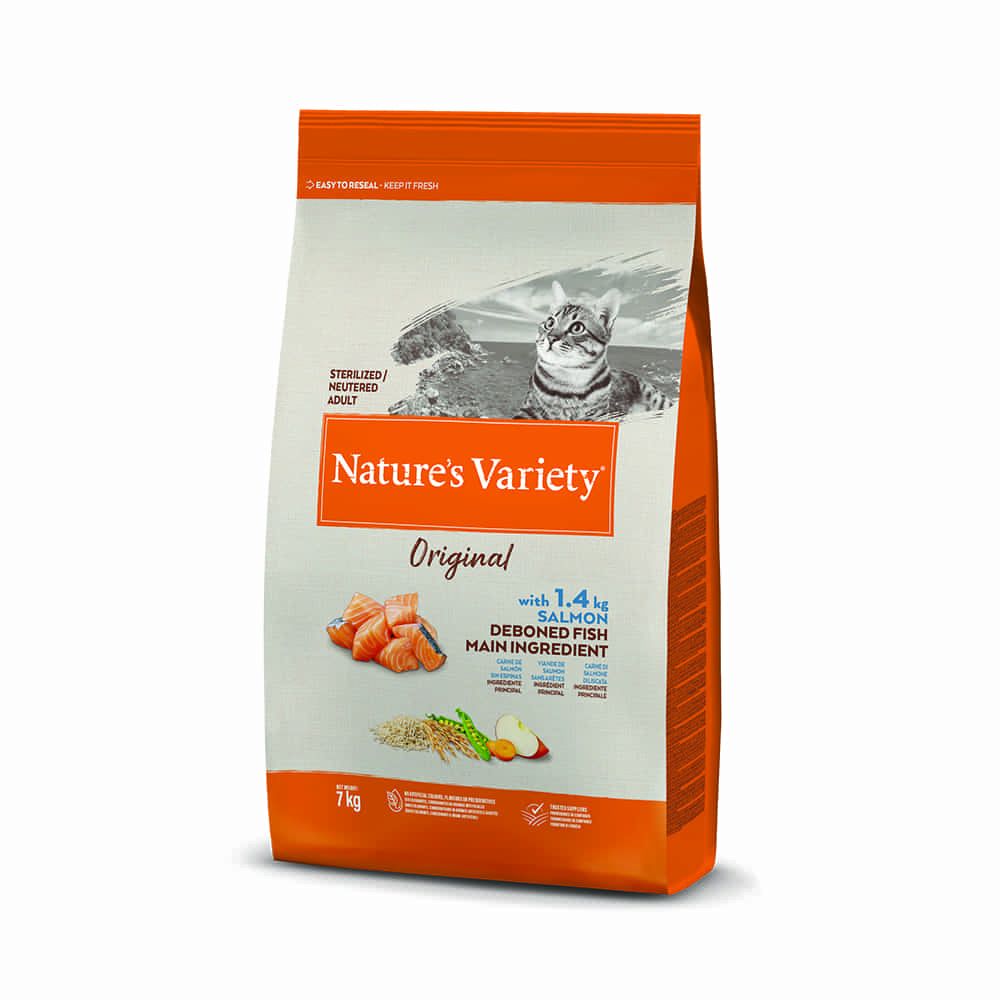 Natures Variety Sterilised Somonlu Kısırlaştırılmış Kedi Maması 7 Kg