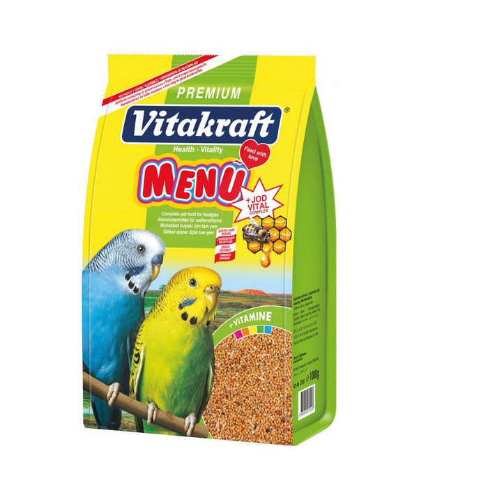 Vitakraft 1000 Gram Muhabbet Menu Premium+Jod Vital