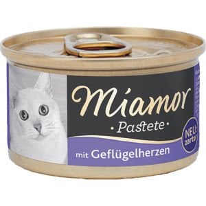 Mıamor Pastete Yürekli Kedi Konservesi 85 Gram 12 adet